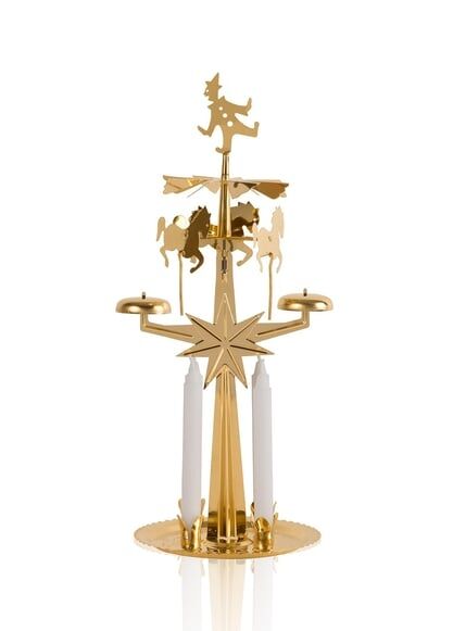 The Mia Atlı Karınca Metal Mumluk Gold