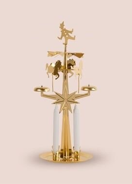The Mia Atlı Karınca Metal Mumluk Gold