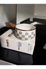 Mien Dama Desenli Emaye Sütlük,Sosluk Tava 16 Cm