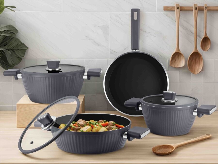 Arow Giallo Granit Tencere Seti