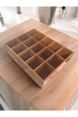 Balsa 15 Bölmeli Bambu Düzenleyici  32X25X8.6 CM