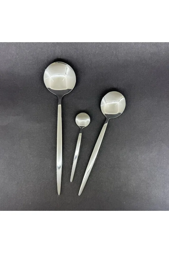 Schön Mutfak 30  Parça Gümüş Kaşık Çatal Takımı