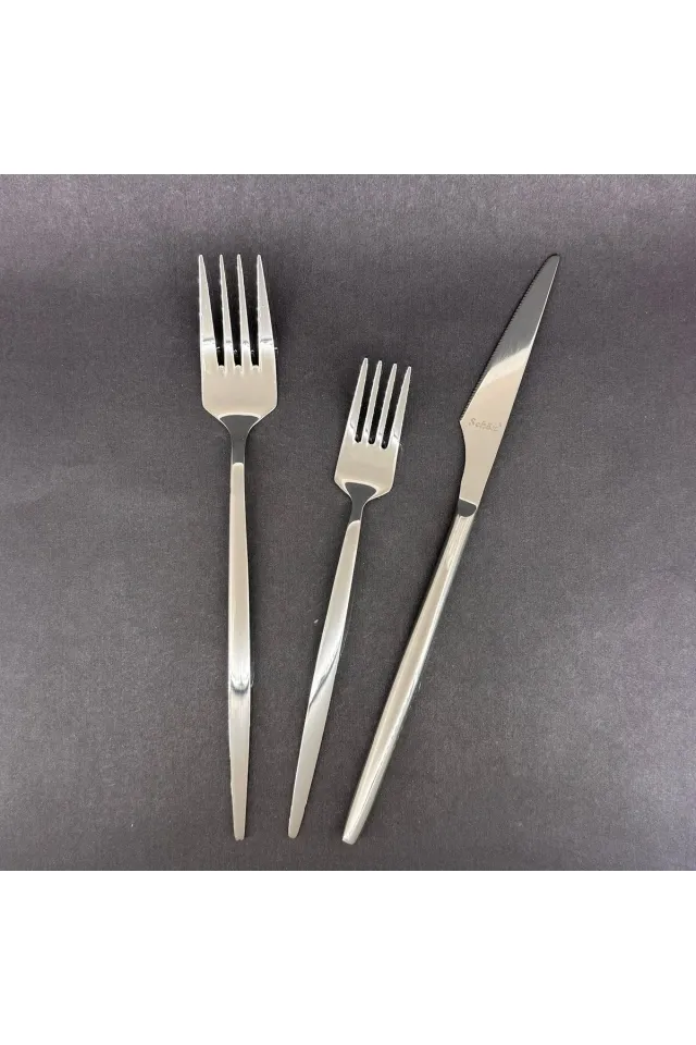 Schön Mutfak 30  Parça Gümüş Kaşık Çatal Takımı