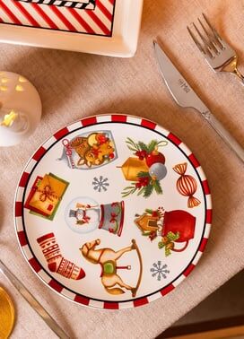 The Mia Globe Yılbaşı Temalı 6'lı Pasta Tabak 19cm