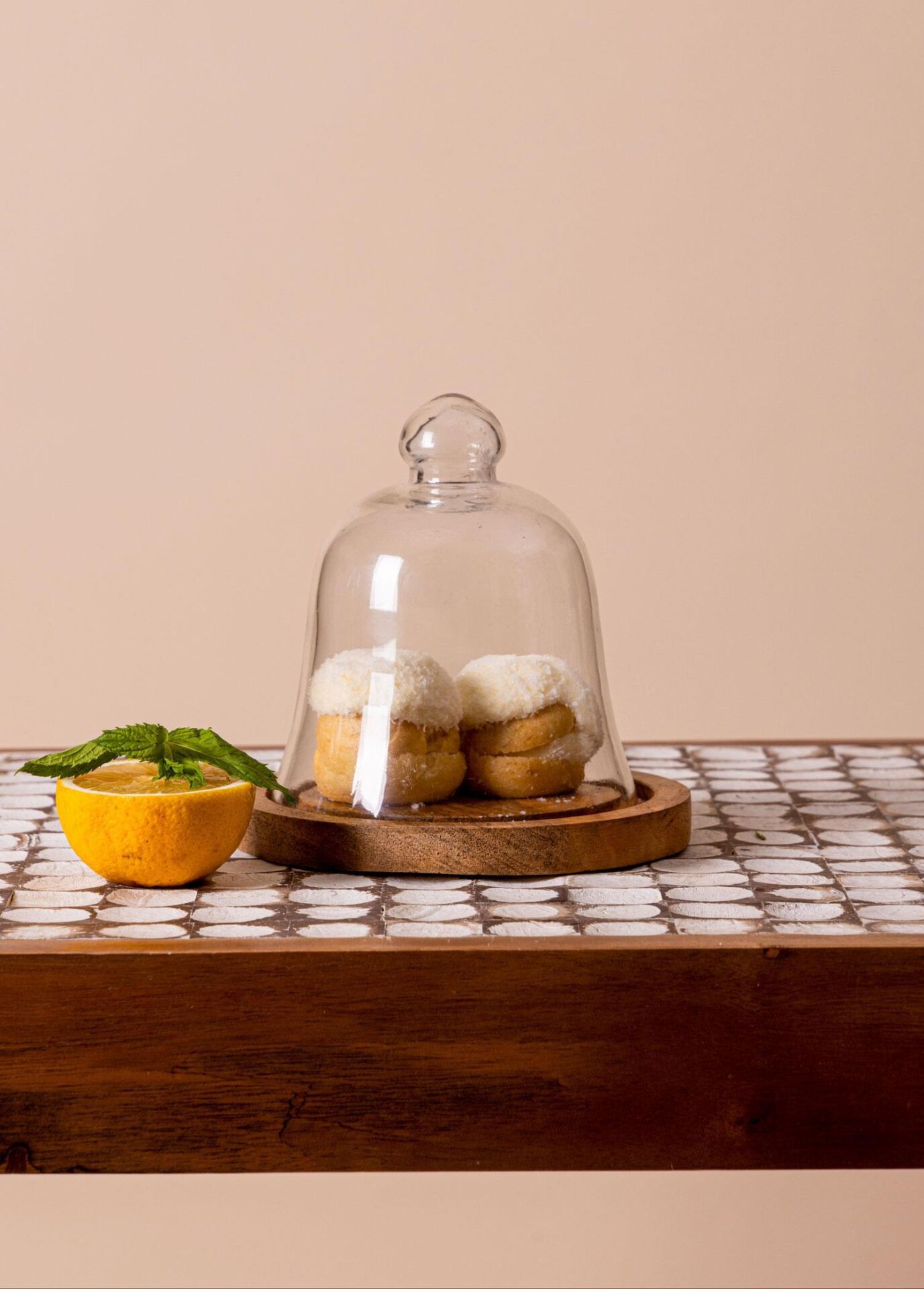 The Mia Madera Kek Saklama Fanusu 20x21x21 cm