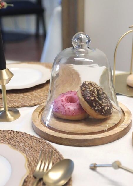 The Mia Madera Kek Saklama Fanusu 20x21x21 cm