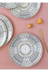 The Mia Citta Porselen Servis Tabağı 6 Kişilik