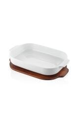 The Mia Woody Kapaklı Fırın Kabı 33x19 cm