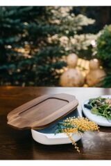 The Mia Woody Kapaklı Fırın Kabı 33x19 cm