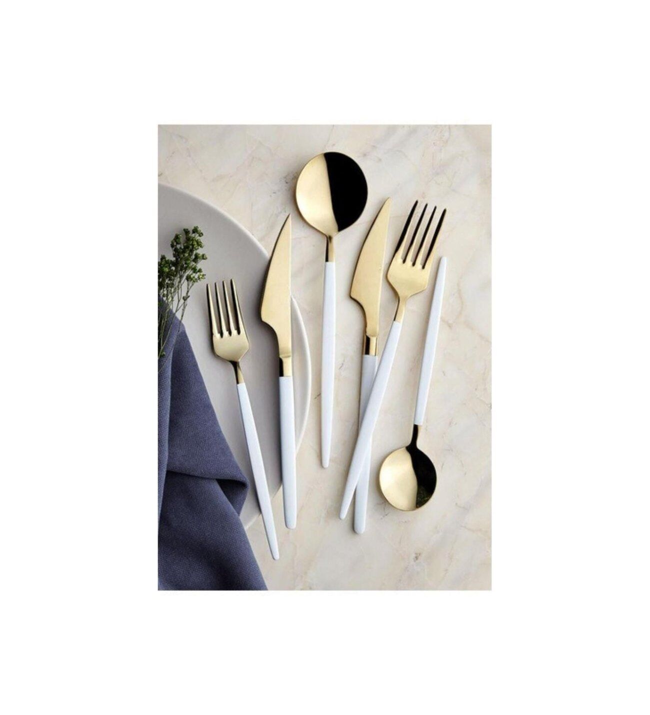 Schön Mutfak  Main Model  36 Parça 304 Paslanmaz Çelik Kaşık Çatal Takımı