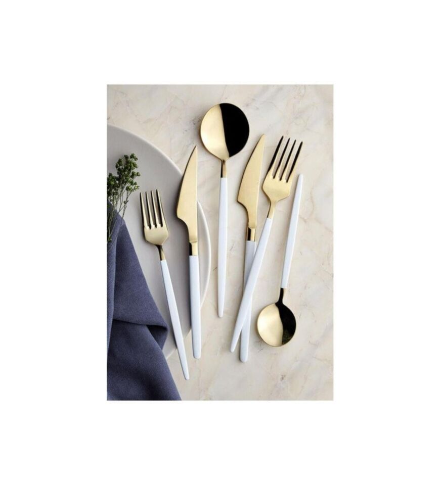 Schön Mutfak  Main Model  36 Parça 304 Paslanmaz Çelik Kaşık Çatal Takımı