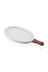 The Mia Woody Porselen Servis 40x20 cm