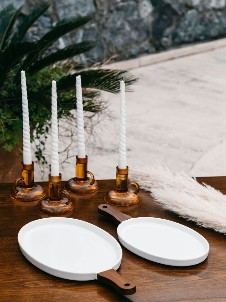 The Mia Woody Porselen Servis 36x17 Cm