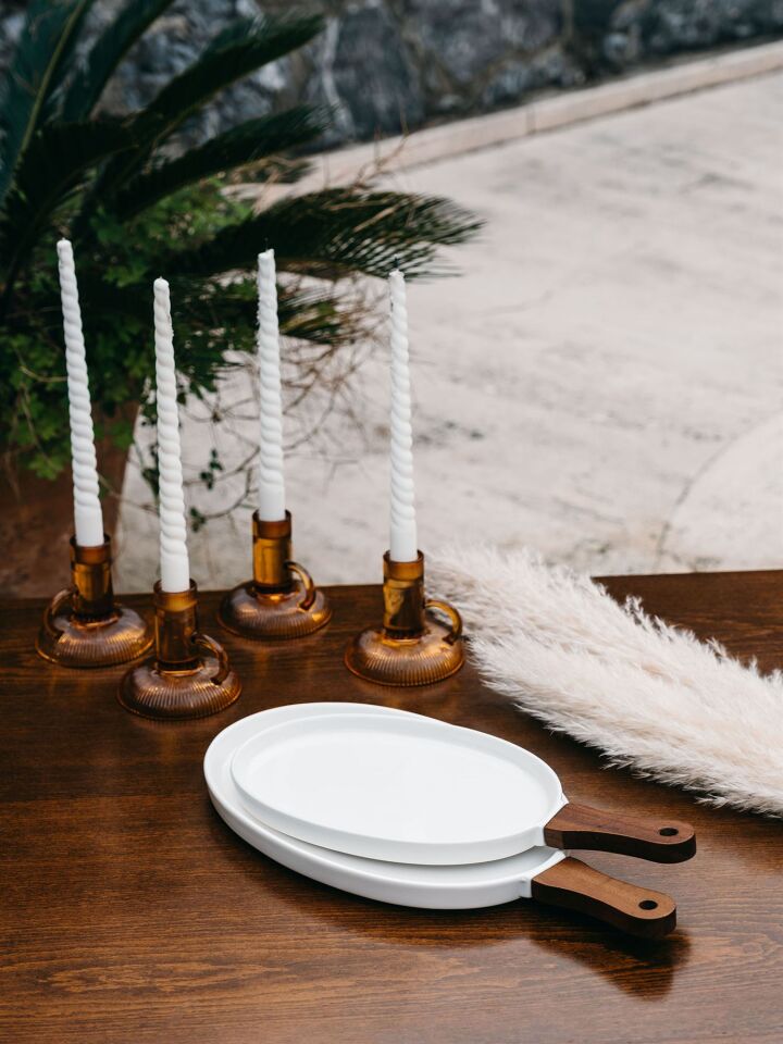 The Mia Woody Porselen Servis 36x17 Cm