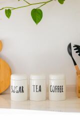 Mien Porselen 3 parça Büyük Baharatlık Takımı 700 ml
