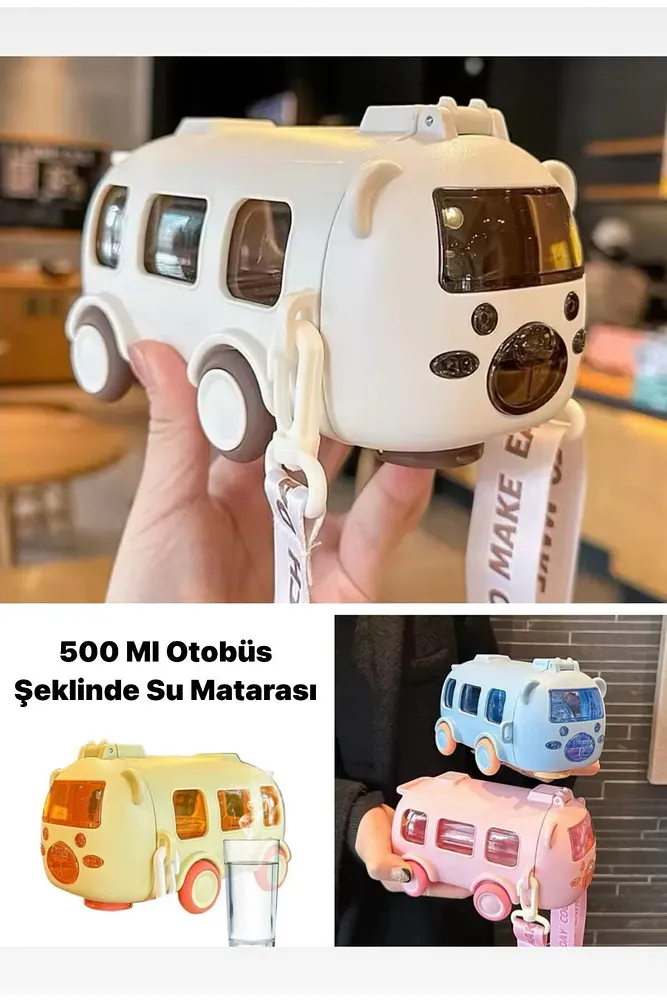 Arow Otobüs Figürlü Matara&Suluk 500 Ml