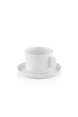 The Mia Cotta Limoges Porselen Kahve Fincanı Tek Kişilik 100 ml Beyaz