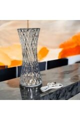 ÇOK FONKSİYONLU MASA LAMBASI KRİSTAL ELMAS LED DOKUNMATİK SENSÖR USB ŞARJ