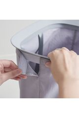 Arow Garb 2 Bölmeli Katlanabilir Kumaş Çamaşır Sepeti 50 Lt