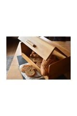 Balsa Dikdörtgen Bambu Ekmek Dolabı  40x14x23