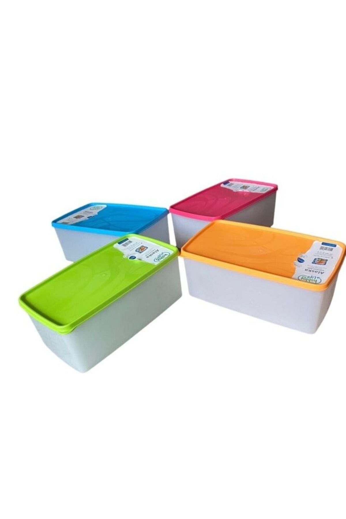 Derin Dondurucu Saklama Kabı No Frost 2 Lt 4 Lü Set