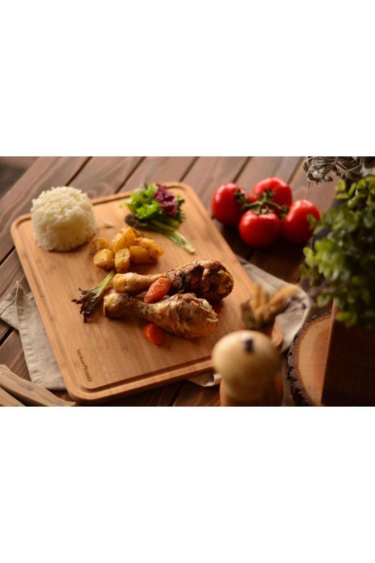 Bambum Talau Kesme Steak Tahtası Küçük