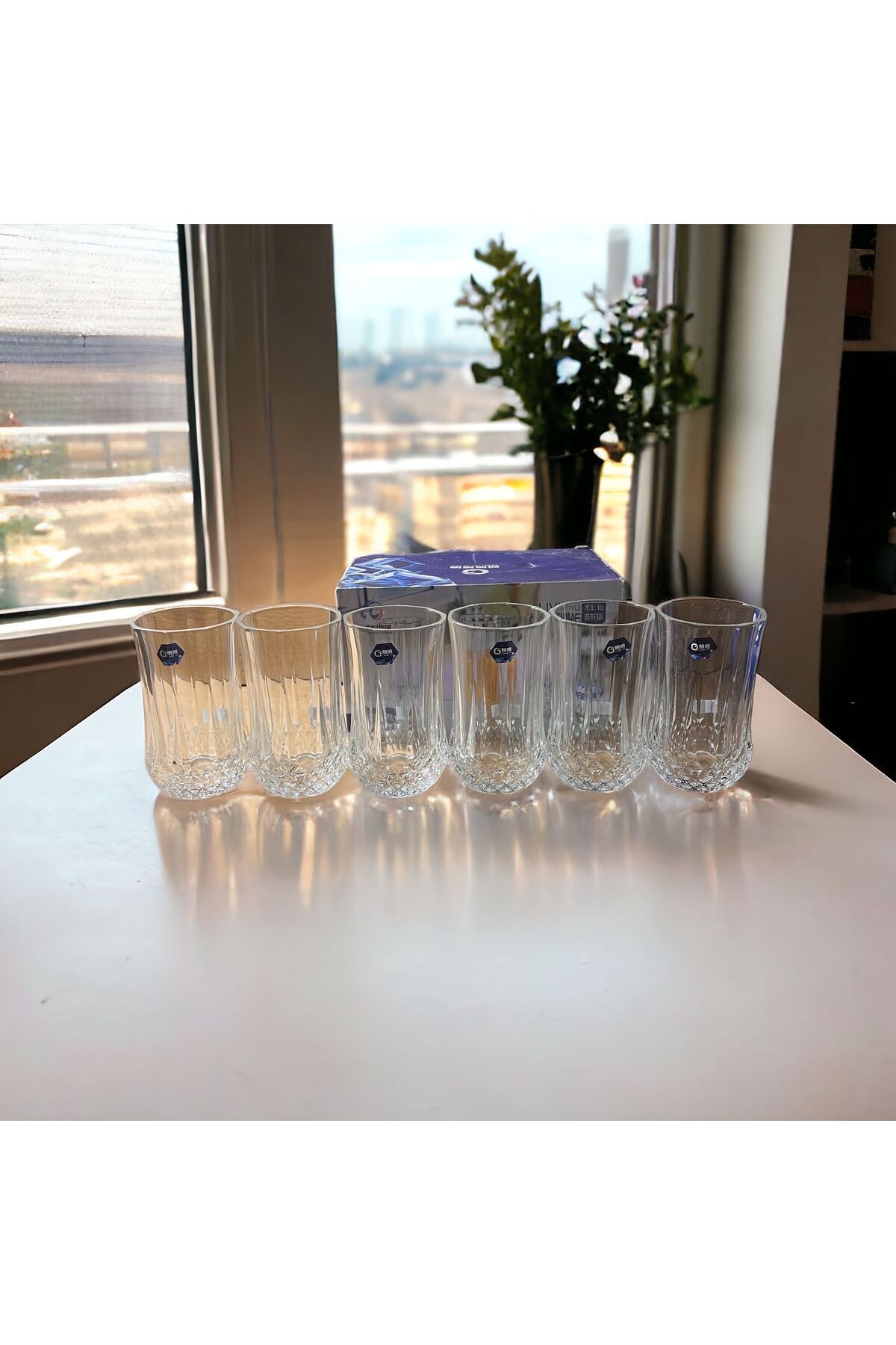 CAM MEŞRUBAT BARDAĞI 6 LI SET