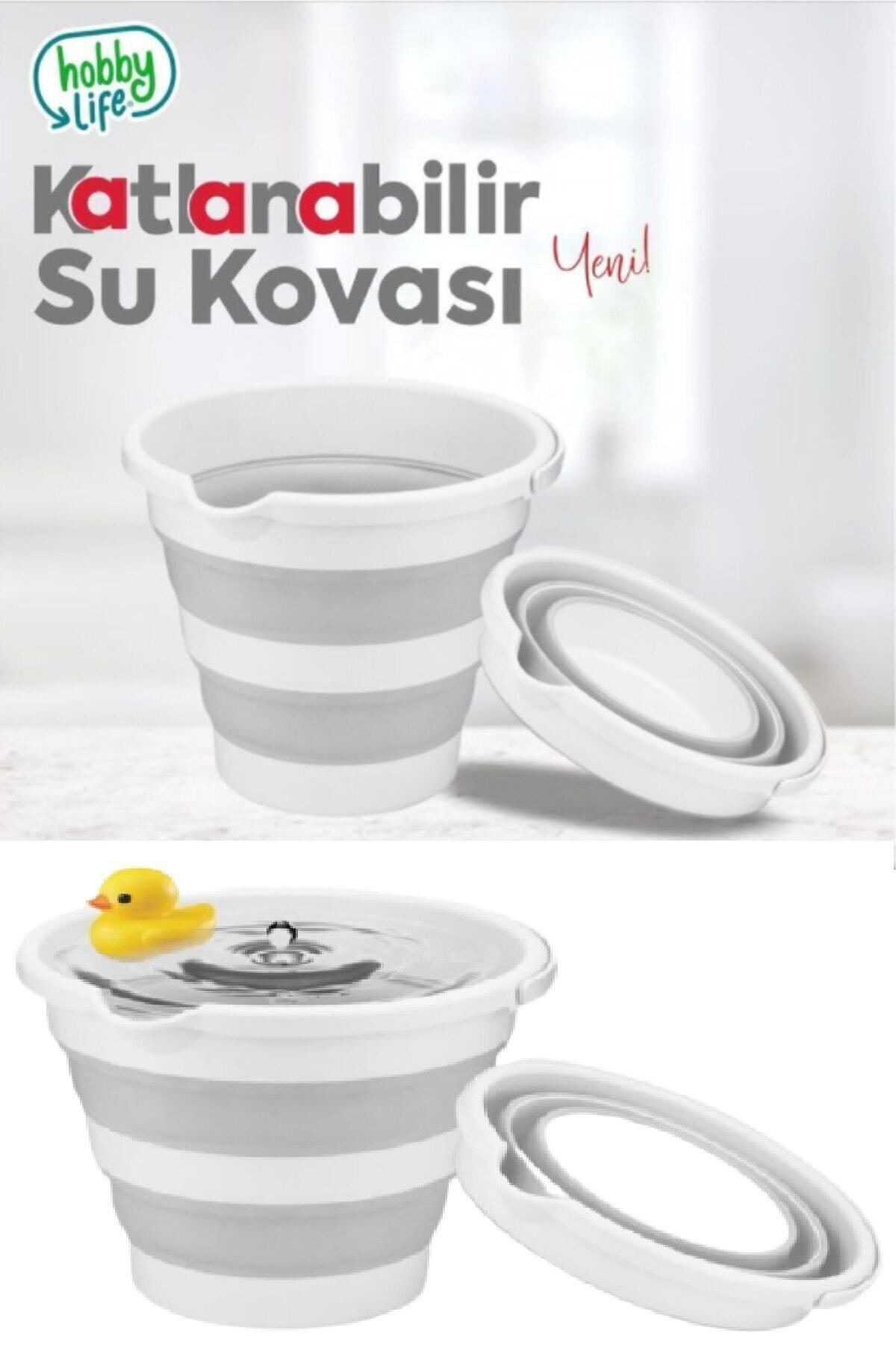 Hobby Life Katlanır Kova Gri