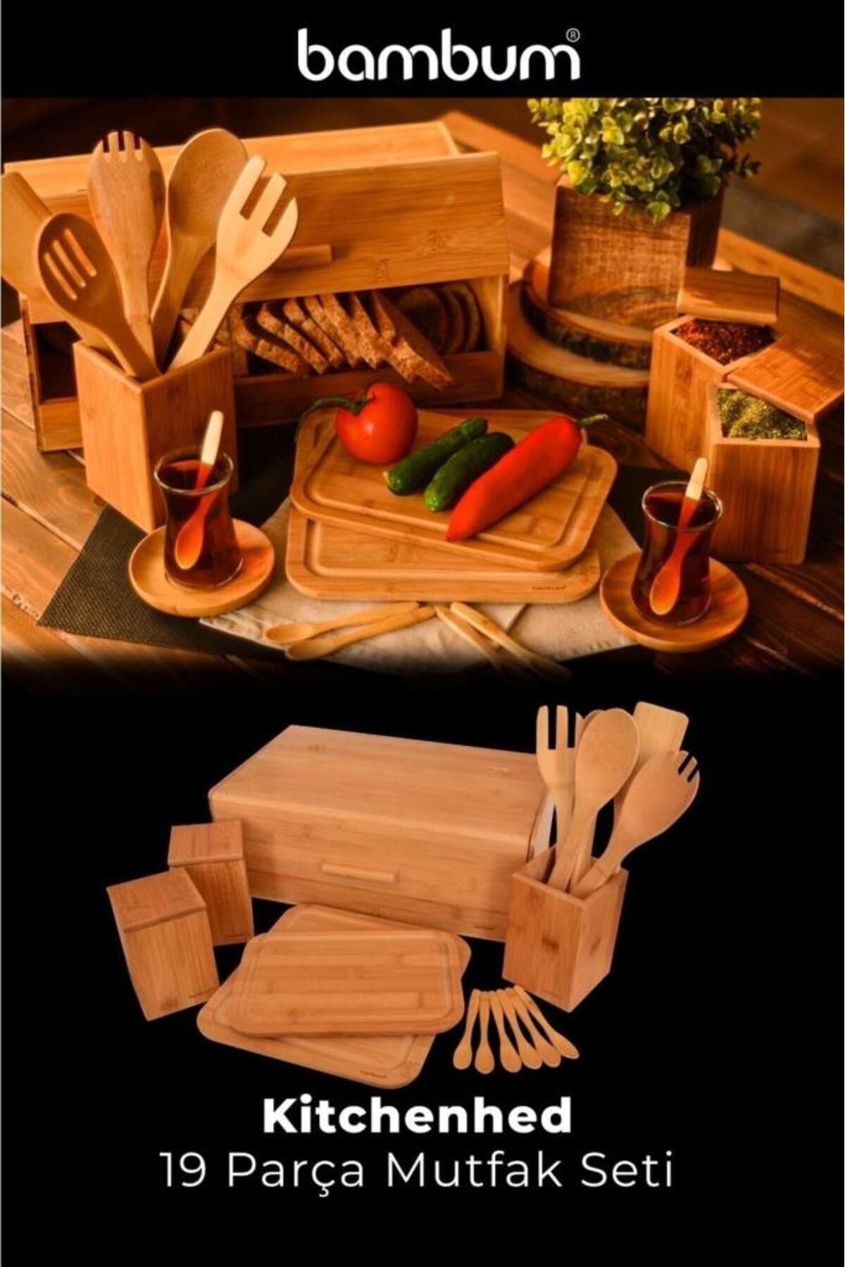 BAMBUM Kitchenhed - 19 Parça Mutfak Seti