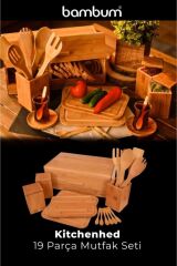 BAMBUM Kitchenhed - 19 Parça Mutfak Seti
