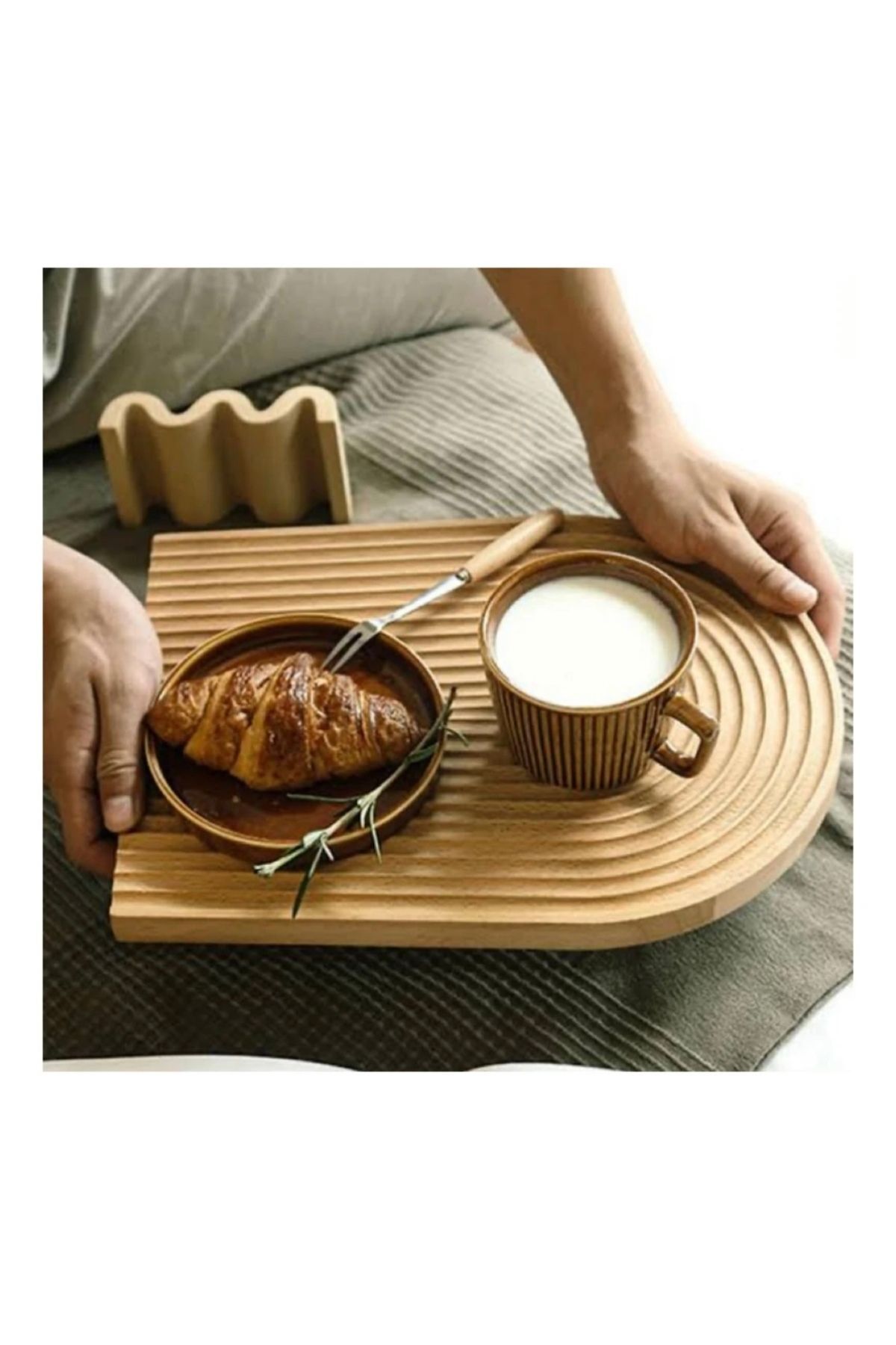 Mien Bambu Oval Sunumluk