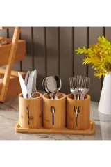 Mien 3 'lü Bambu Kaşıklık Seti