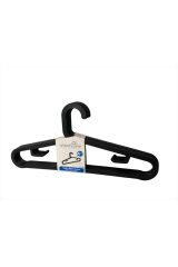 WishHome 24 Adet Siyah Kıyafet Elbise Askısı Pantalon Askısı