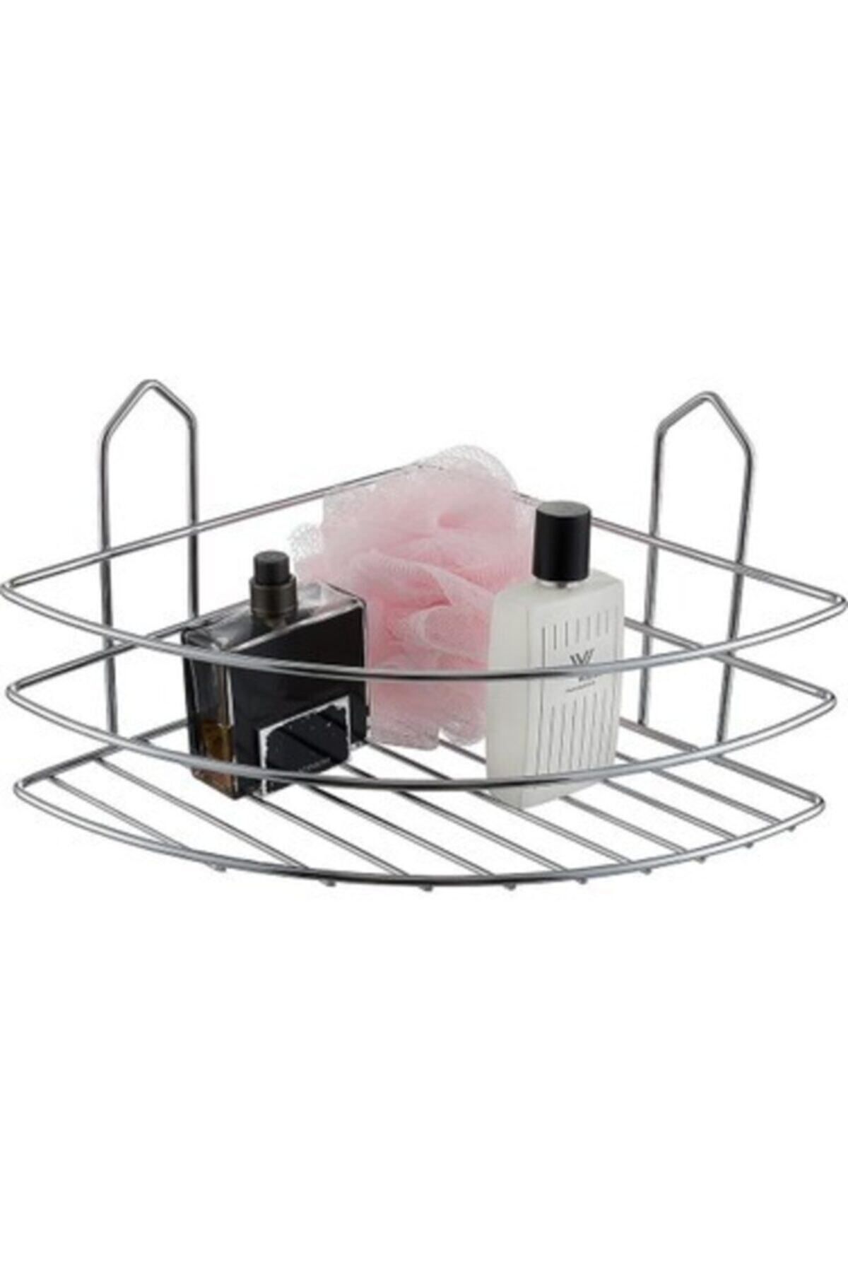 Tek Katlı Banyo Rafı & Sabunluk &Şampuanlık