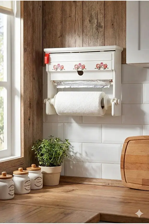 Özmet Lüks 3'lü Folyoluk,Streçlik,Kağıt Havluluk