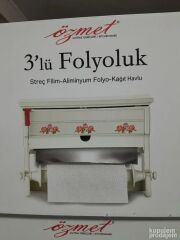 Özmet Lüks 3'lü Folyoluk,Streçlik,Kağıt Havluluk