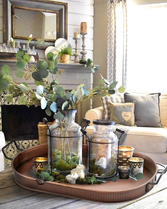 The Mia Galvaniz Tepsi  66x32 cm