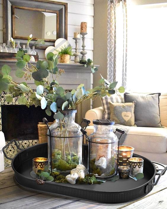 The Mia Galvaniz Tepsi  66x32 cm