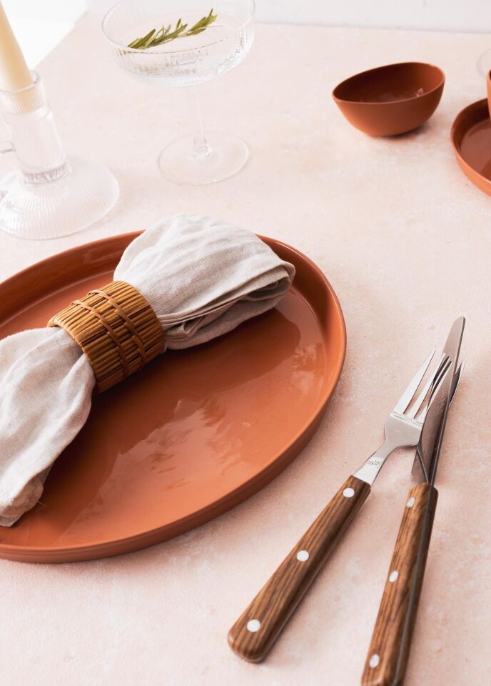 THE MİA Cotta Limoges Servis Tabağı  27x23 cm