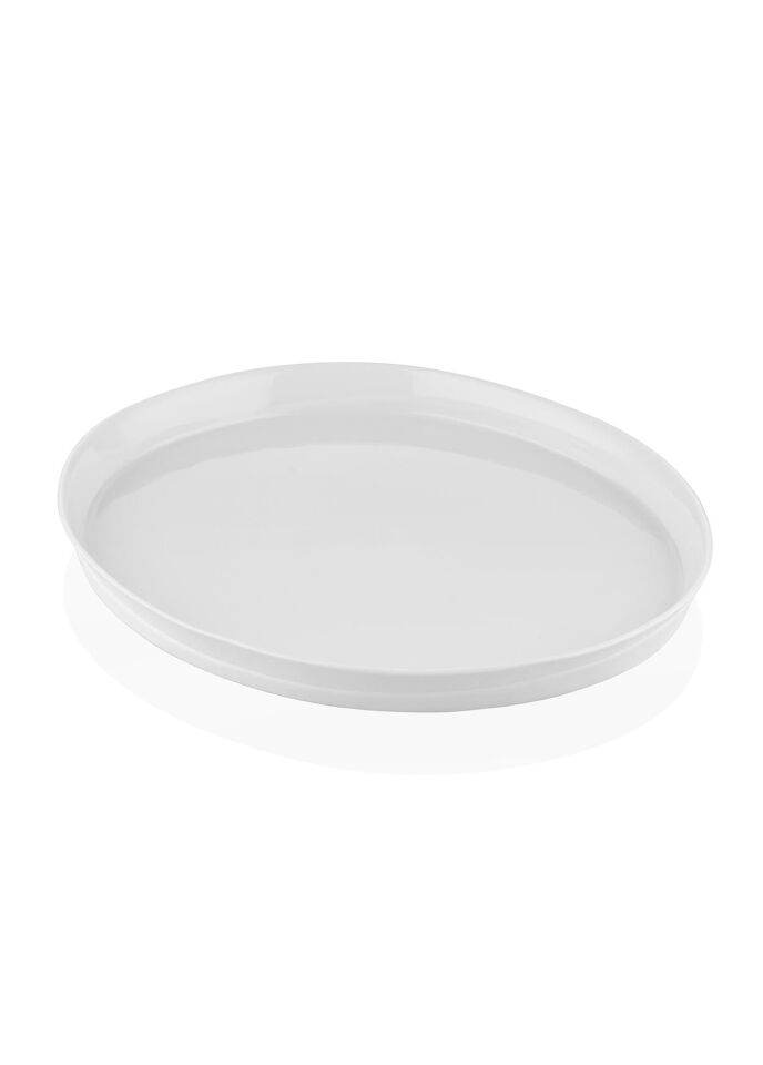 The Mia Cotta Limoges Servis Tabağı  27x23 cm BEYAZ