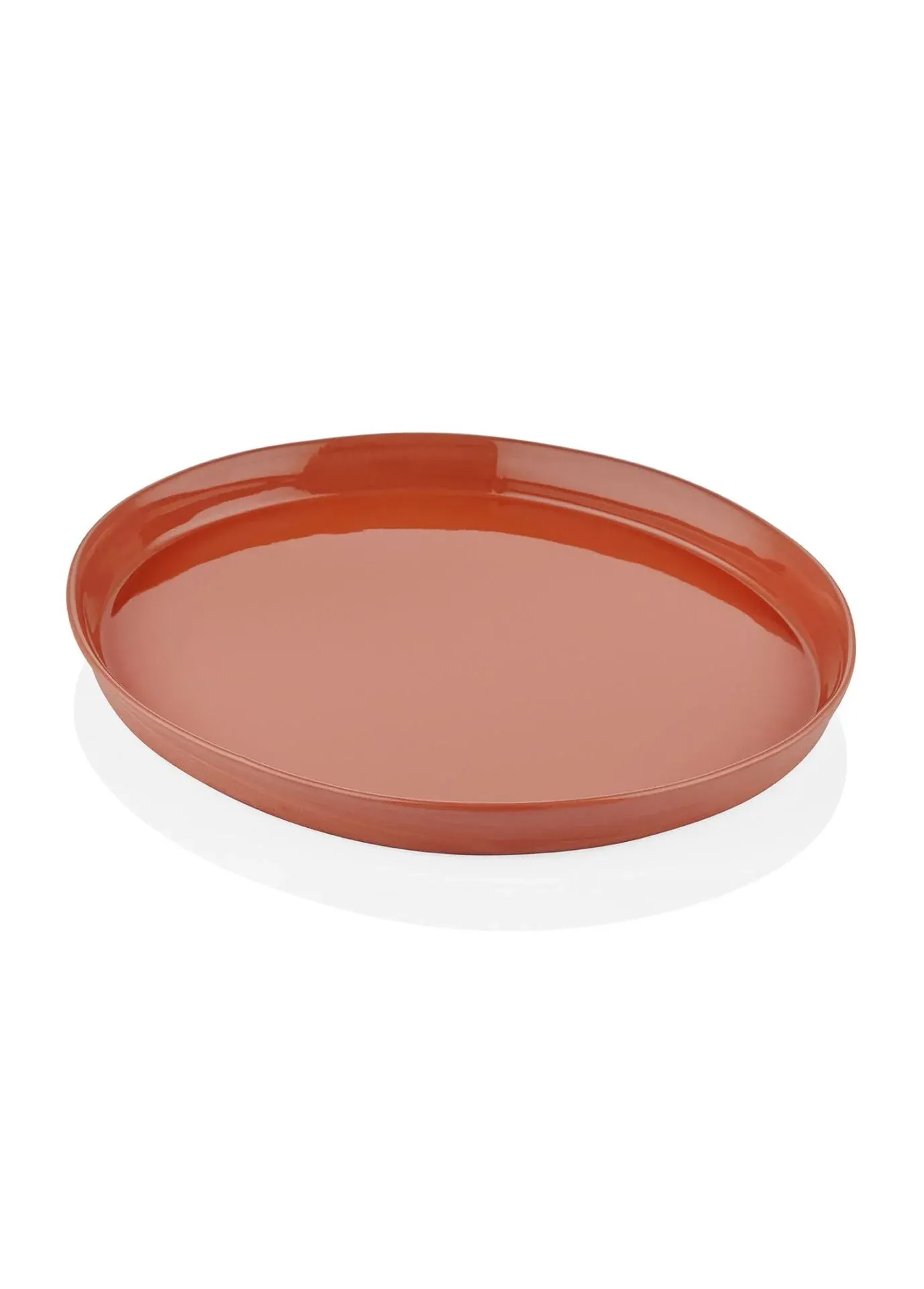 The Mia Cotta Limoges Servis Tabağı  27x23 cm TERRACOTA