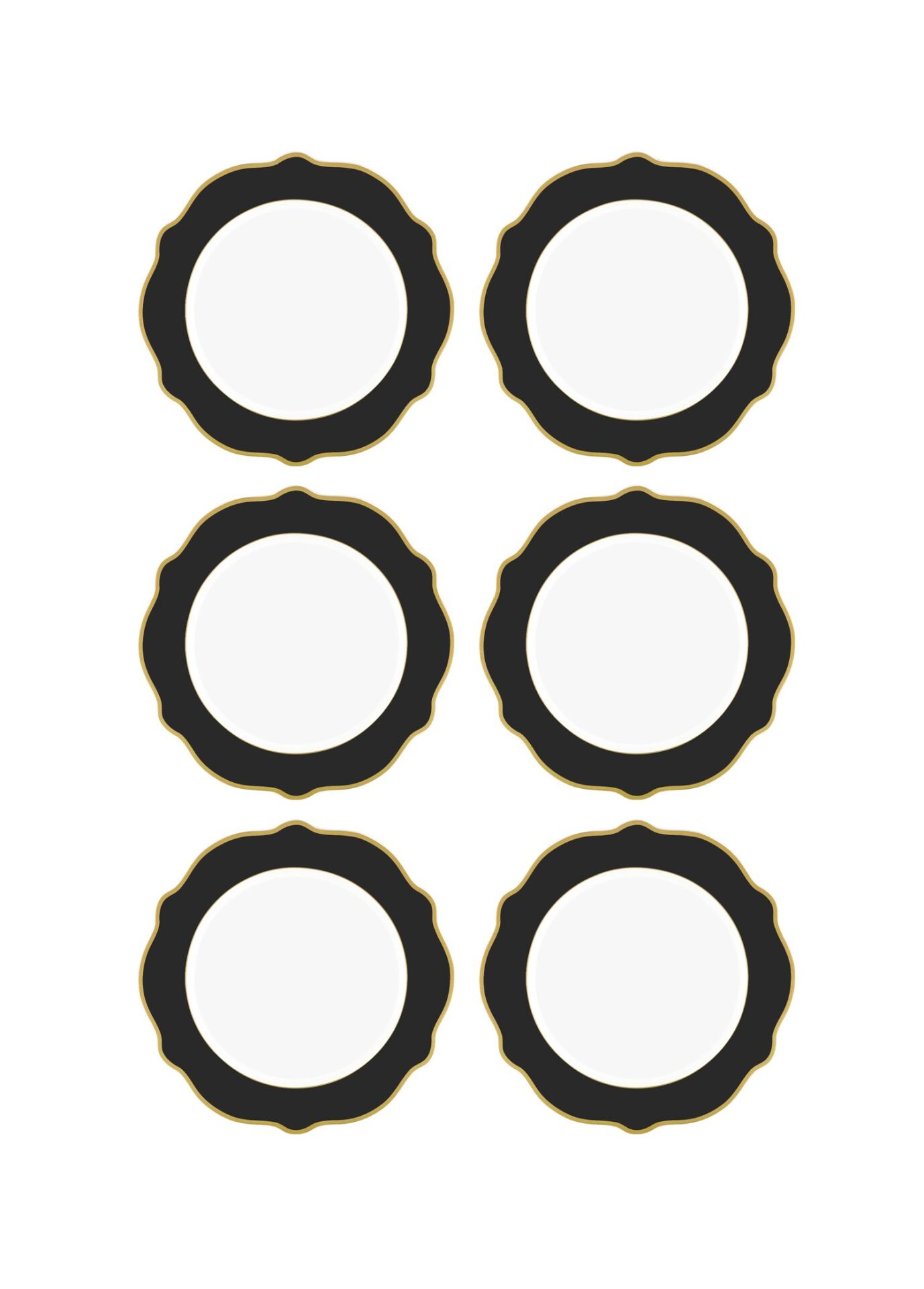 THE MİA Jaswely Pasta Tabağı 6 Parça  21 Cm
