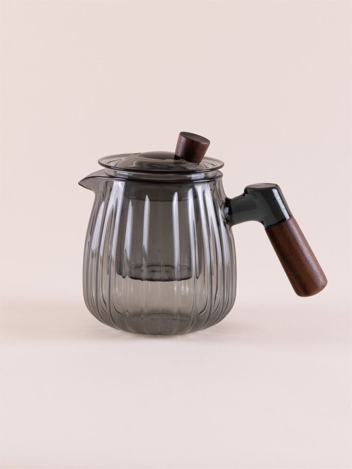 THE MİA Wooden Cam Demlik 450 Cc