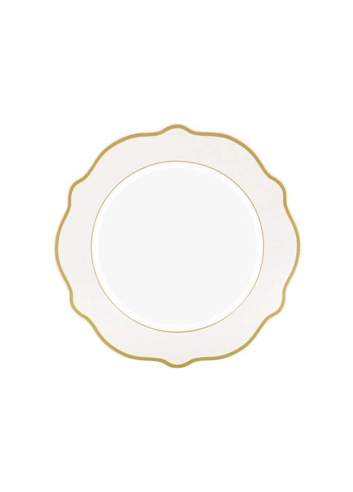 The Mia Jaswely Pasta Tabağı 6 Parça  21 Cm BEYAZ