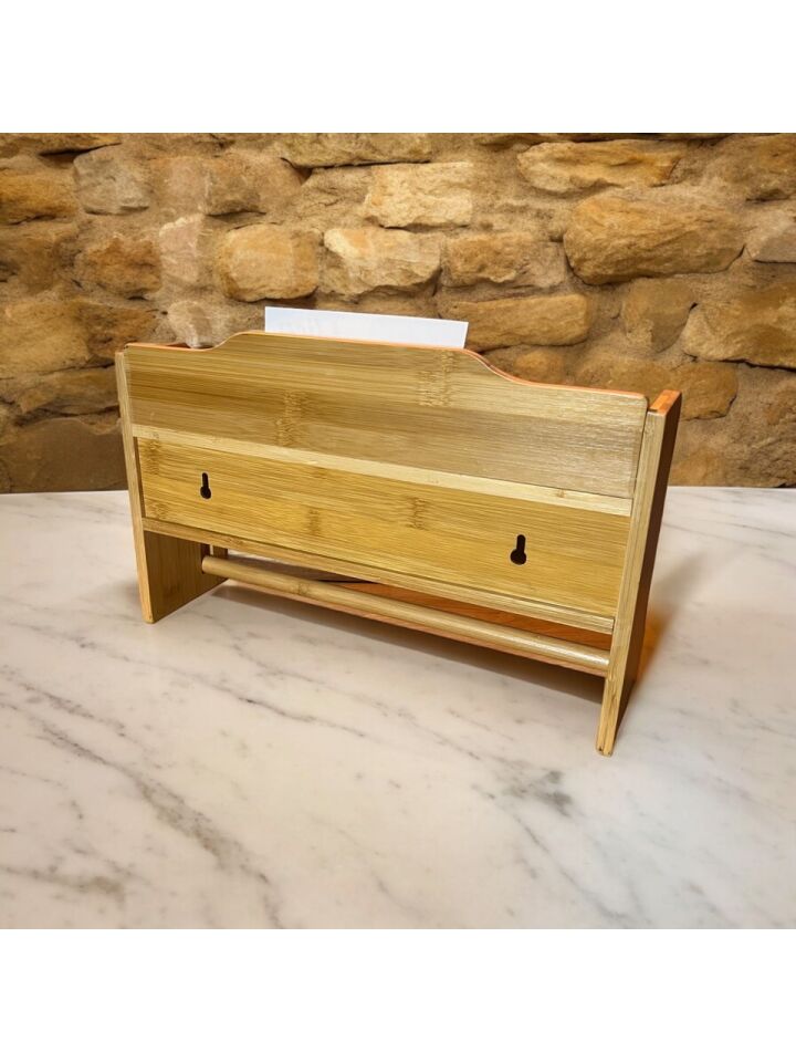 Mien Bambu Standlı Streç Folyo Kesici Kağıt Havluluk Seti