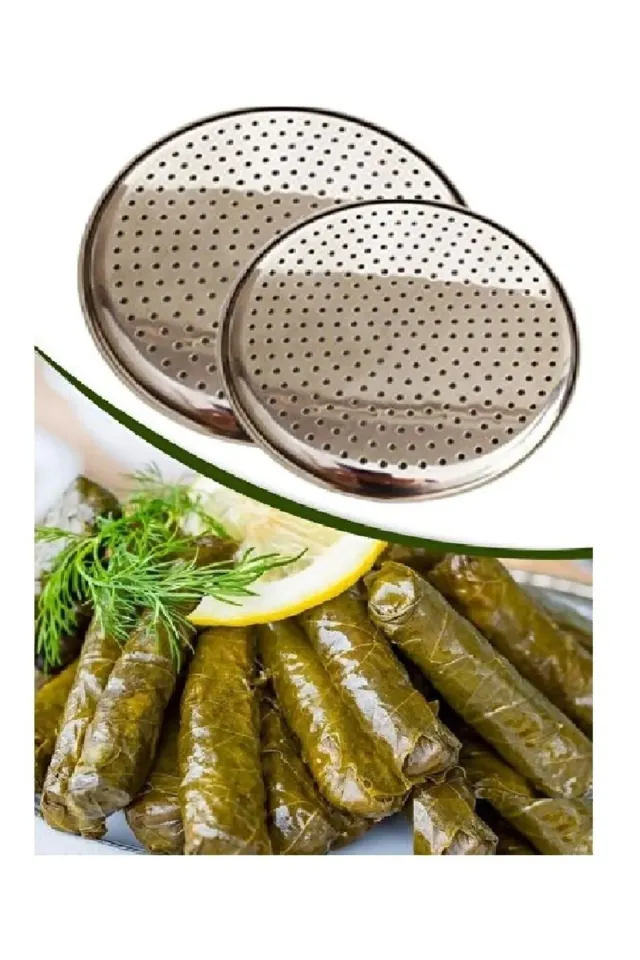 Abant Lüks Paslanmaz Çelik Pizza Lahmacun Tepsisi 6 Farklı Boy 24 CM
