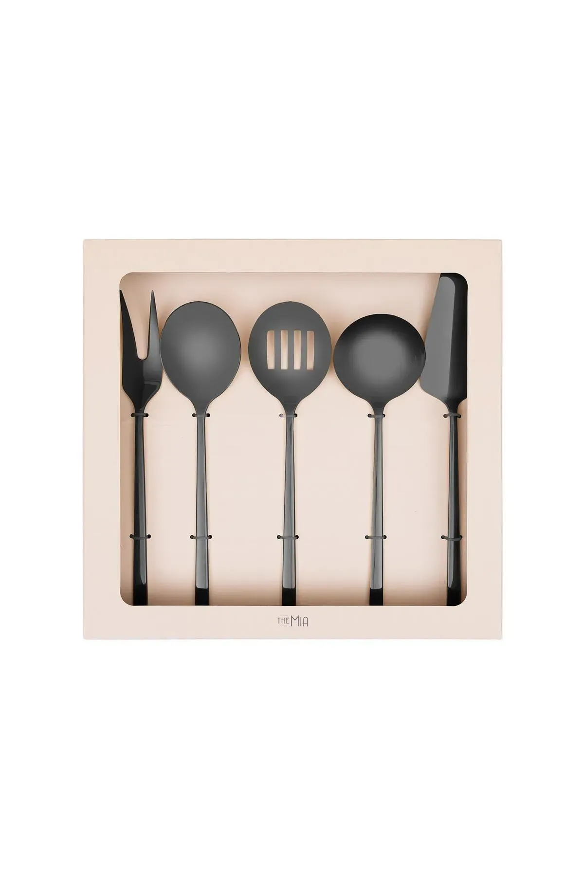 The Mia Giallo Paslanmaz Çelik Servis Seti 5 Parça