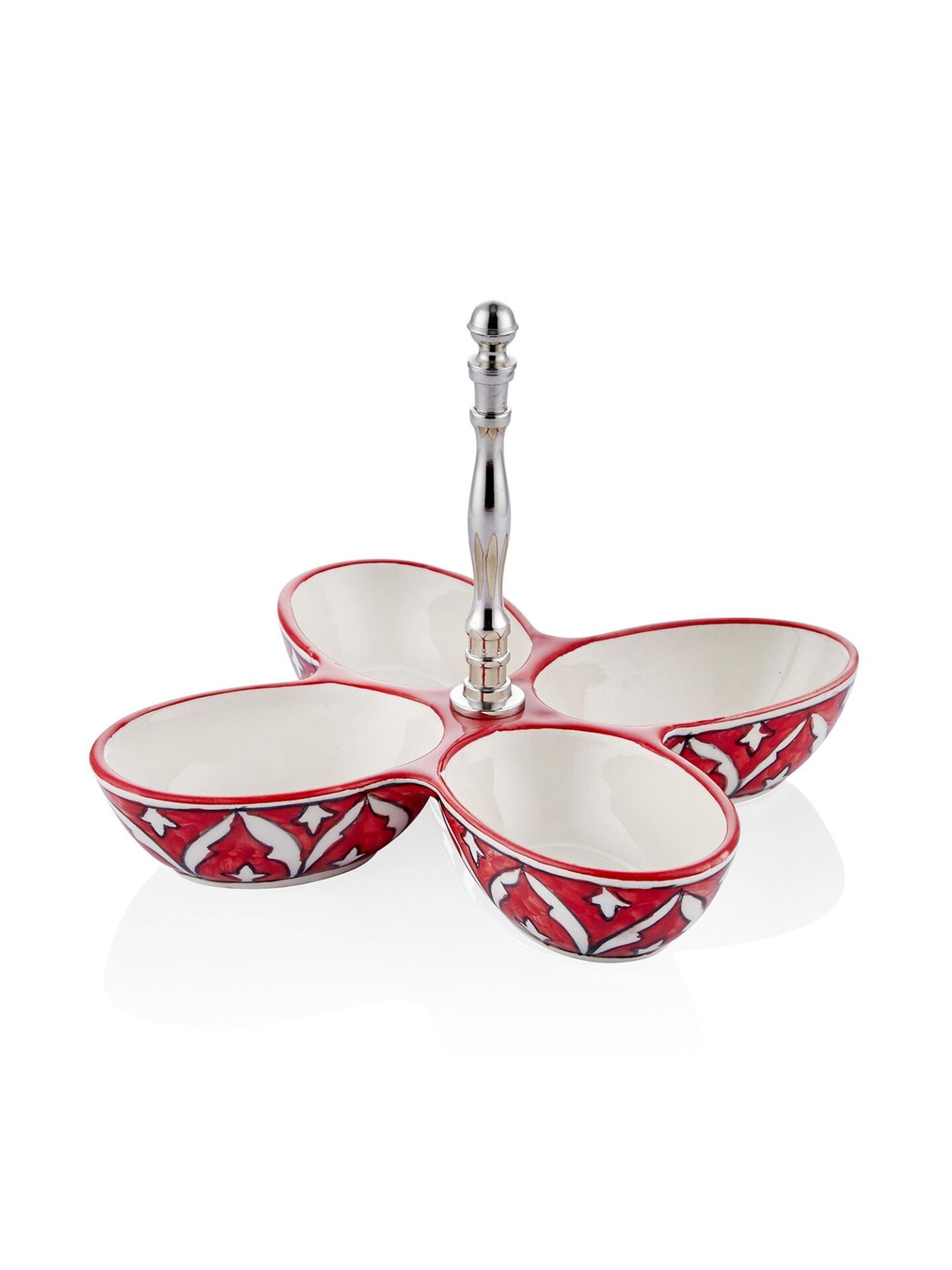 The Mia Corallo Çerezlik 4 Bölmeli 28x28x21 cm