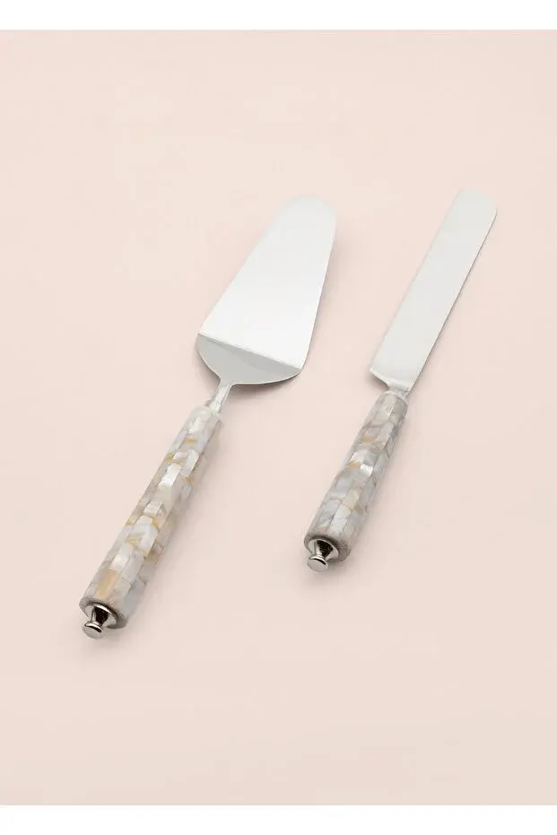 The Mia Pearl Pasta Servis Takımı 2 Parça