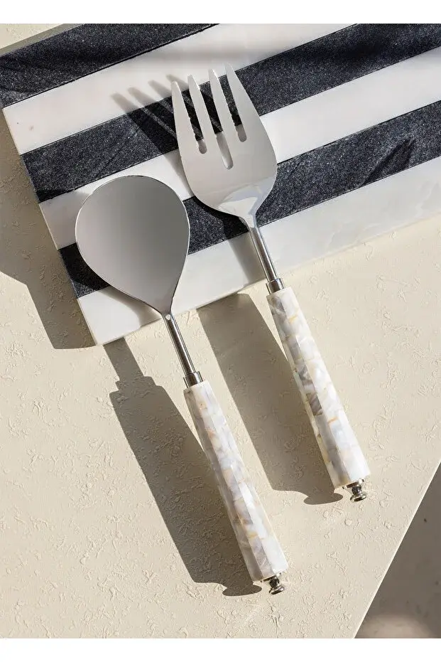 The Mia  Pearl Salata Servis Takımı 2 Parça